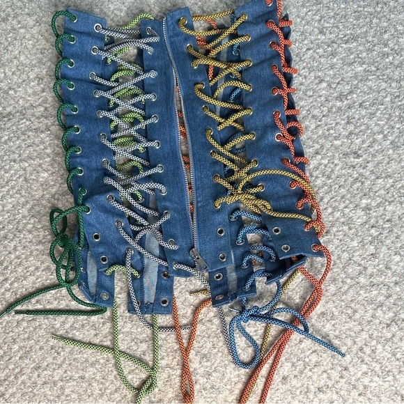 Shoe‎ String & Denim Corset - Picture 4 of 4